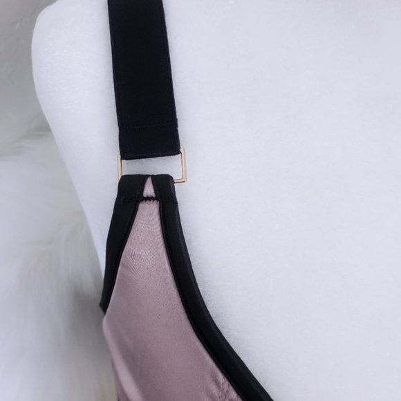 NWT BLUEBELLA Calypso Bra Rose Pink with Black Trim/ US 32H UK 32FF - Picture 3 of 9